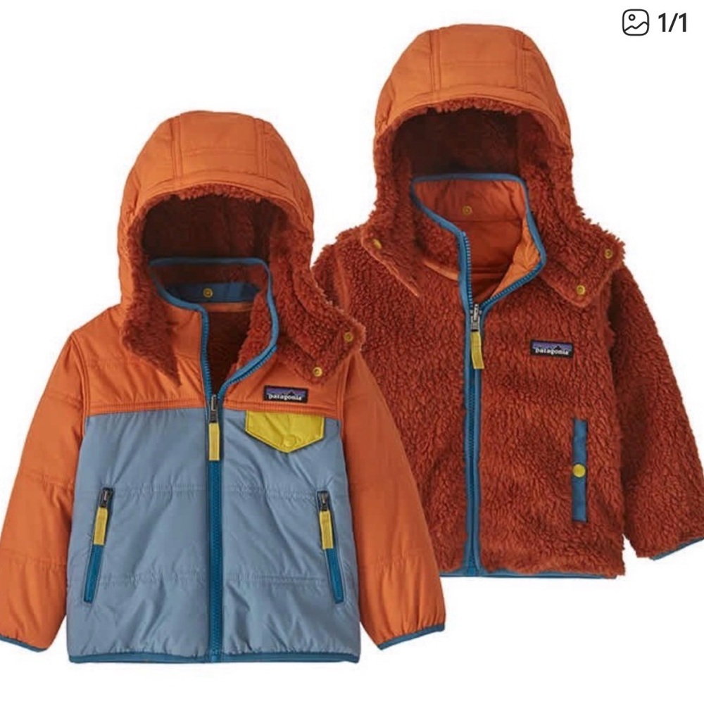 NWOT Patagonia Tribbles Reversible Hooded Jacket